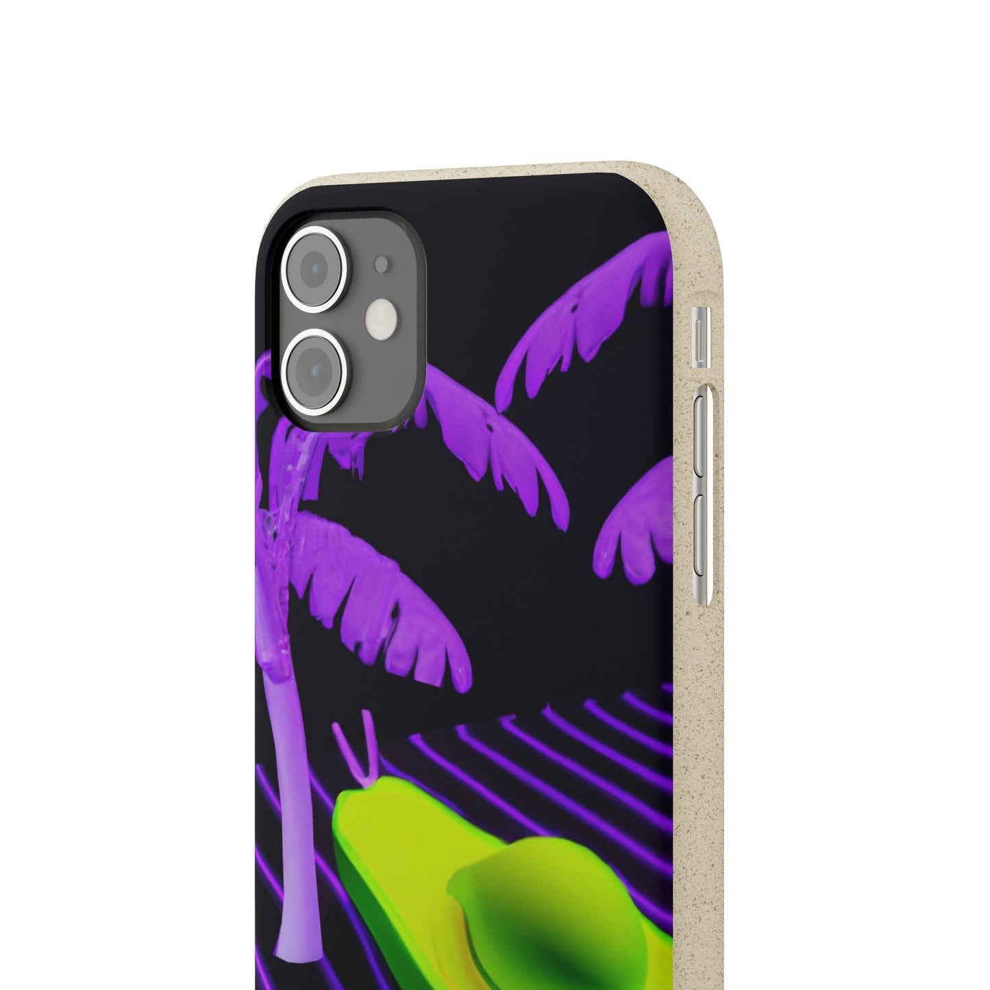 Biodegradeable iPhone Case Earth Friendly Android Phone Case-NEON AVOCADO | Biocase-PhoneCaseBoss-Phone-Best-Phone-Cases