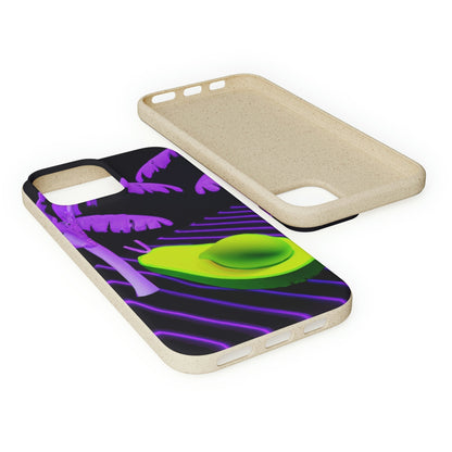 Biodegradeable iPhone Case Earth Friendly Android Phone Case-NEON AVOCADO | Biocase-PhoneCaseBoss-Phone-Best-Phone-Cases