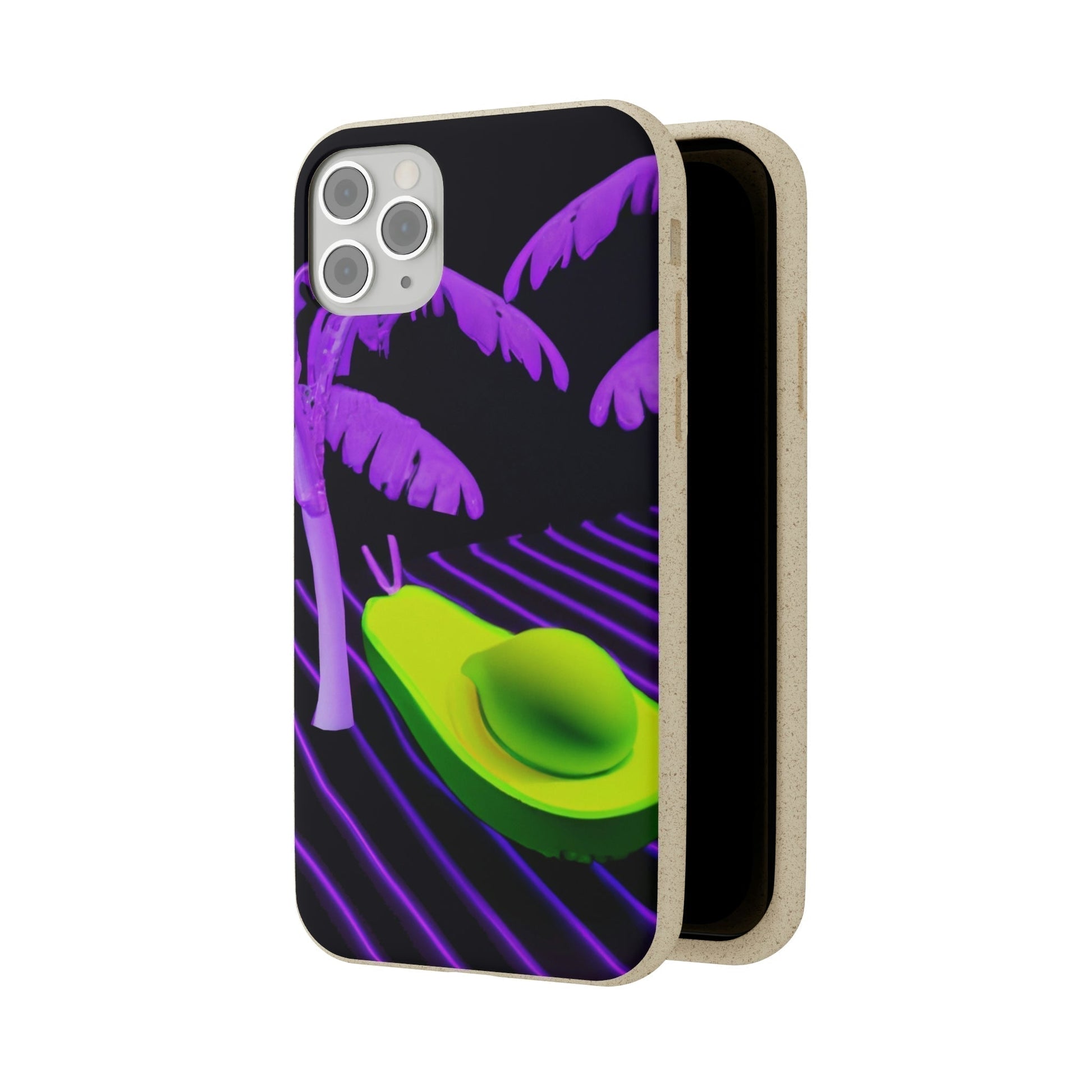 Biodegradeable iPhone Case Earth Friendly Android Phone Case-NEON AVOCADO | Biocase-PhoneCaseBoss-Phone-Best-Phone-Cases