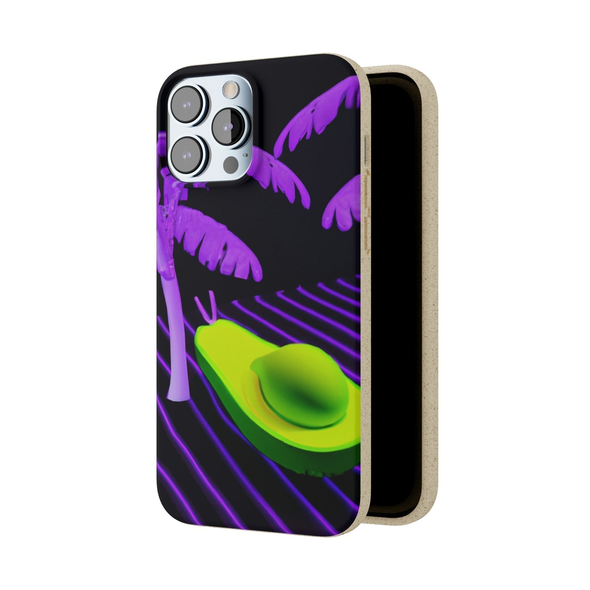 Biodegradeable iPhone Case Earth Friendly Android Phone Case-NEON AVOCADO | Biocase-PhoneCaseBoss-Phone-Best-Phone-Cases