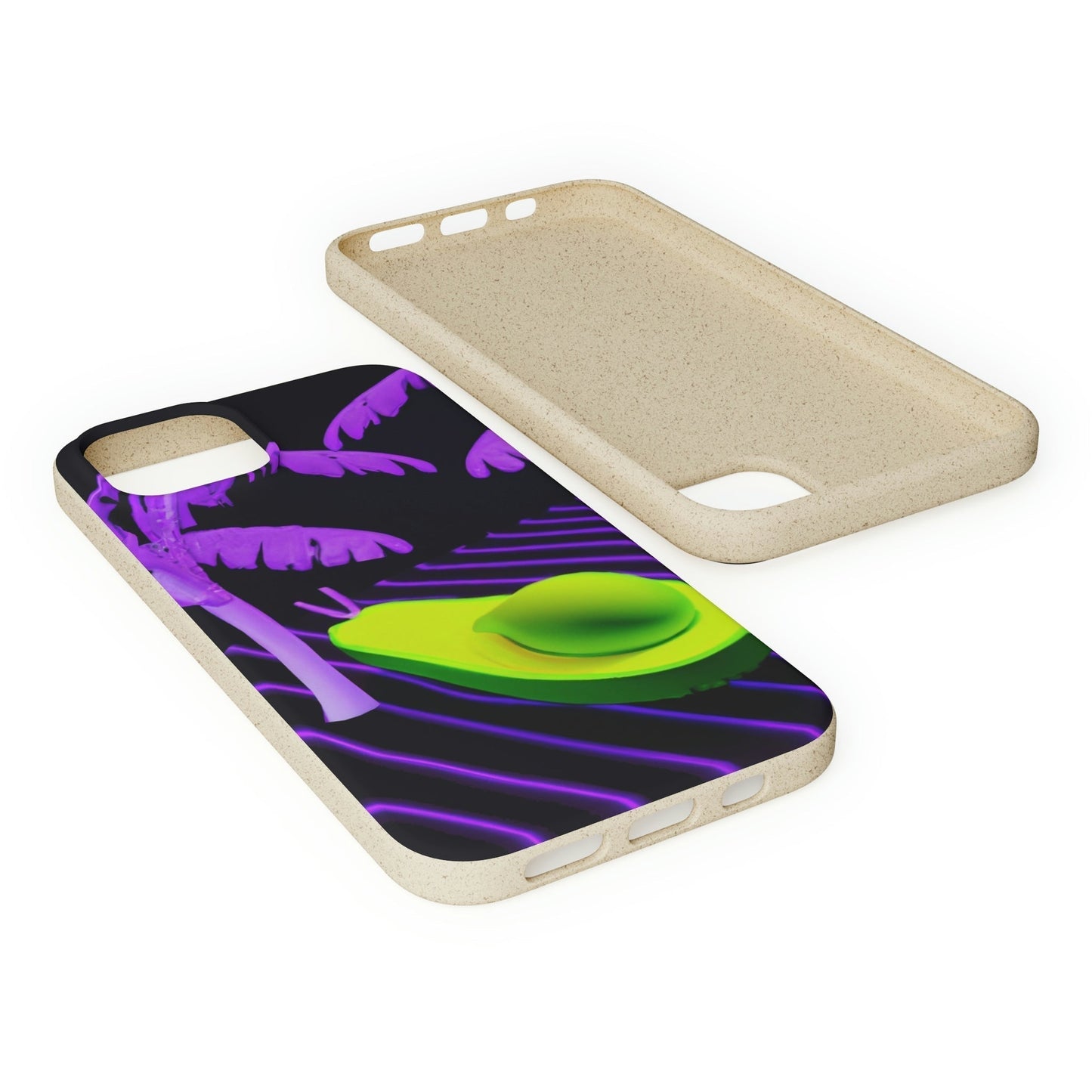 Biodegradeable iPhone Case Earth Friendly Android Phone Case-NEON AVOCADO | Biocase-PhoneCaseBoss-Phone-Best-Phone-Cases