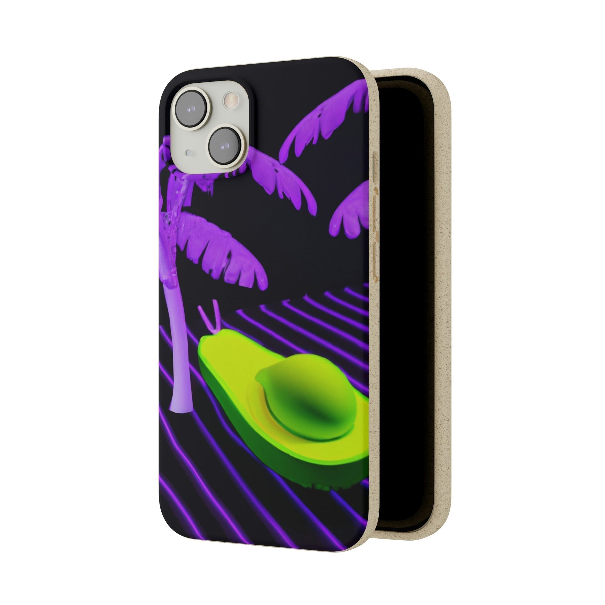 Biodegradeable iPhone Case Earth Friendly Android Phone Case-NEON AVOCADO | Biocase-PhoneCaseBoss-Phone-Best-Phone-Cases