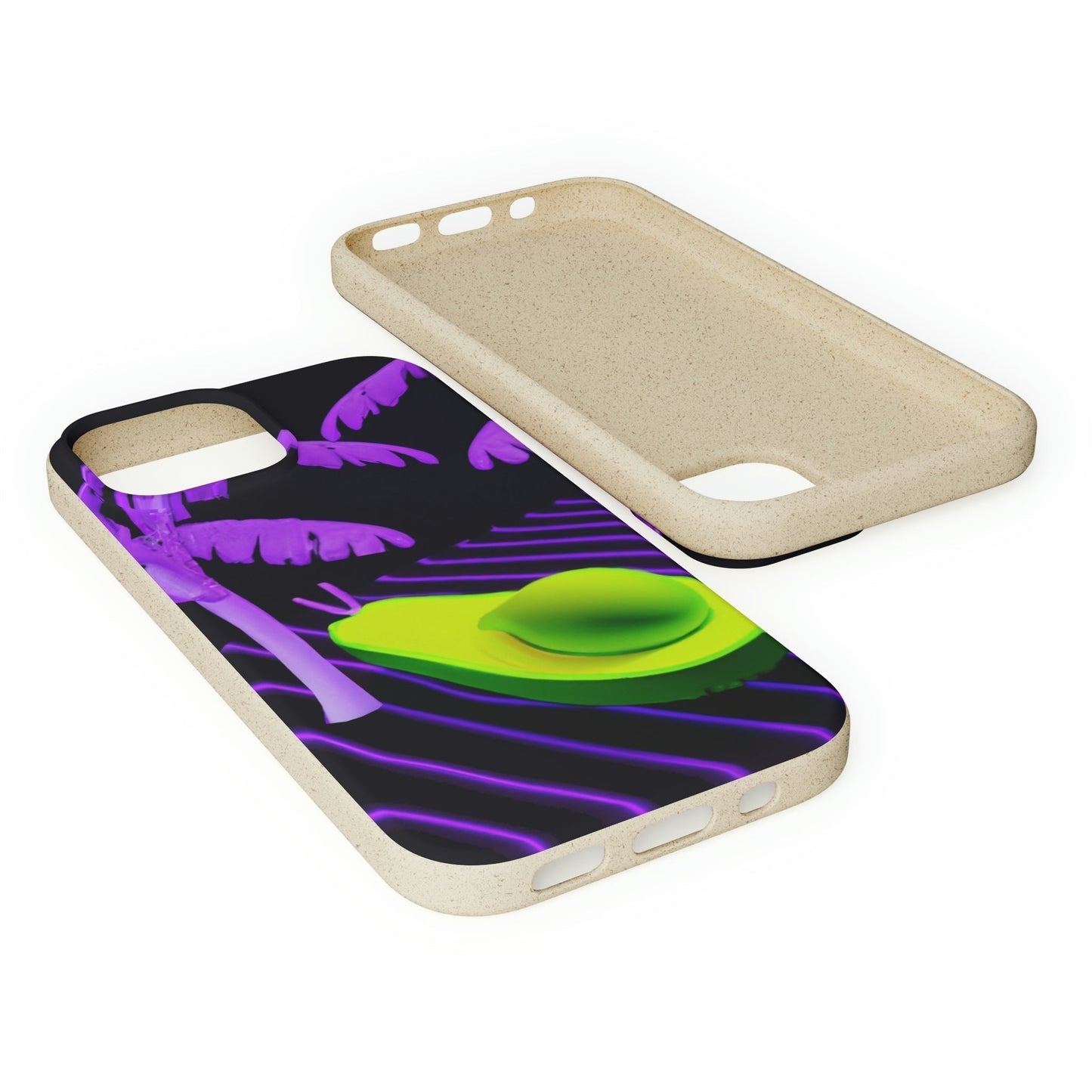 Biodegradeable iPhone Case Earth Friendly Android Phone Case-NEON AVOCADO | Biocase-PhoneCaseBoss-Phone-Best-Phone-Cases