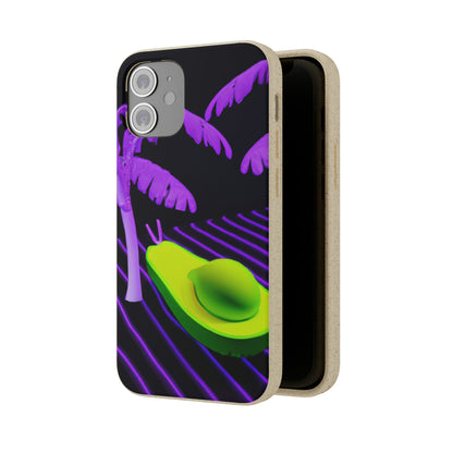 Biodegradeable iPhone Case Earth Friendly Android Phone Case-NEON AVOCADO | Biocase-PhoneCaseBoss-Phone-Best-Phone-Cases