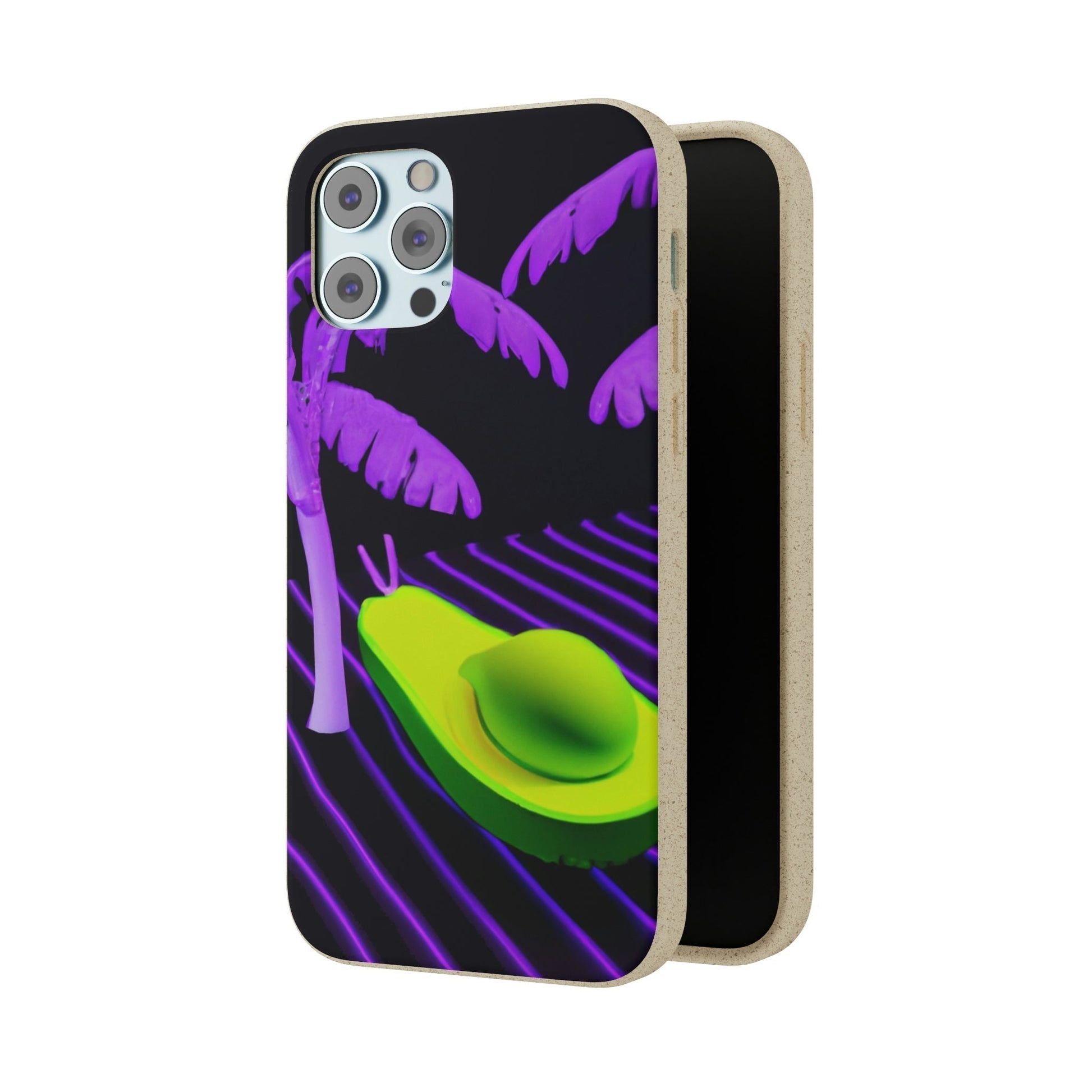 Biodegradeable iPhone Case Earth Friendly Android Phone Case-NEON AVOCADO | Biocase-PhoneCaseBoss-Phone-Best-Phone-Cases