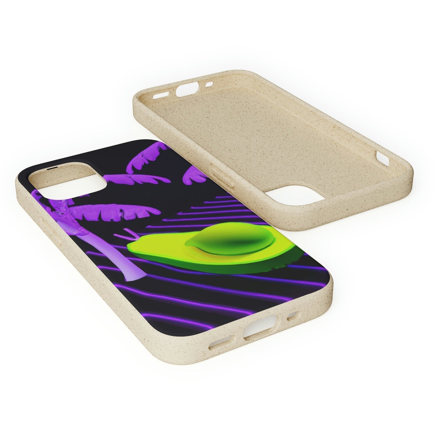 Biodegradeable iPhone Case Earth Friendly Android Phone Case-NEON AVOCADO | Biocase-PhoneCaseBoss-Phone-Best-Phone-Cases