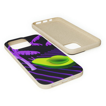 Biodegradeable iPhone Case Earth Friendly Android Phone Case-NEON AVOCADO | Biocase-PhoneCaseBoss-Phone-Best-Phone-Cases