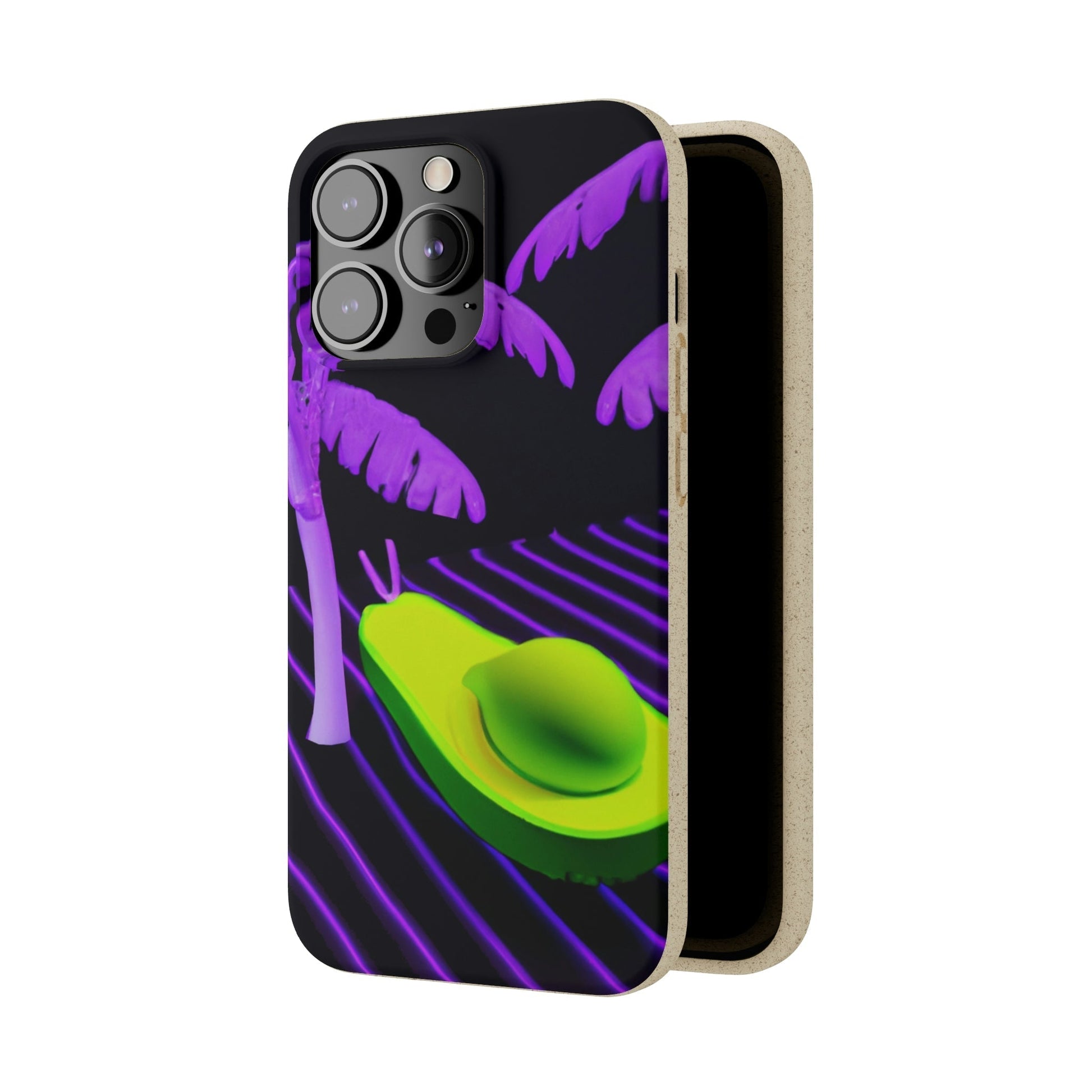 Biodegradeable iPhone Case Earth Friendly Android Phone Case-NEON AVOCADO | Biocase-PhoneCaseBoss-Phone-Best-Phone-Cases