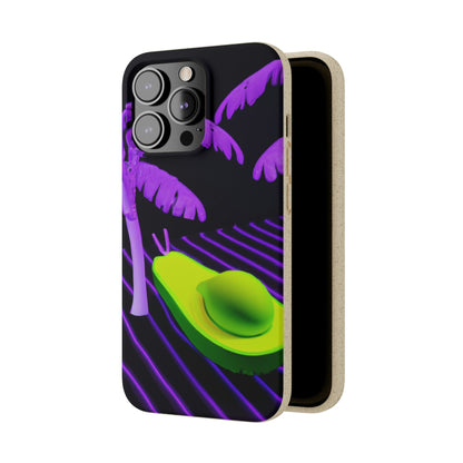 Biodegradeable iPhone Case Earth Friendly Android Phone Case-NEON AVOCADO | Biocase-PhoneCaseBoss-Phone-Best-Phone-Cases