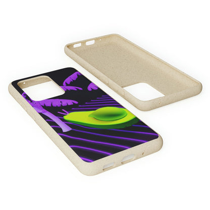 Biodegradeable iPhone Case Earth Friendly Android Phone Case-NEON AVOCADO | Biocase-PhoneCaseBoss-Phone-Best-Phone-Cases