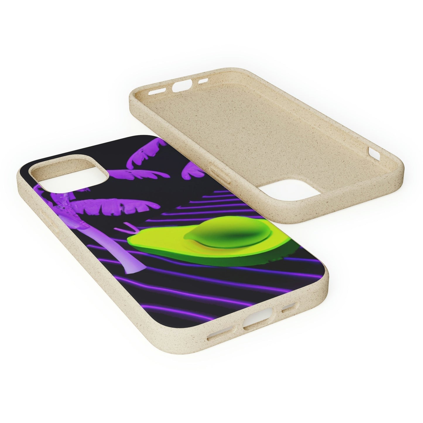 Biodegradeable iPhone Case Earth Friendly Android Phone Case-NEON AVOCADO | Biocase-PhoneCaseBoss-Phone-Best-Phone-Cases