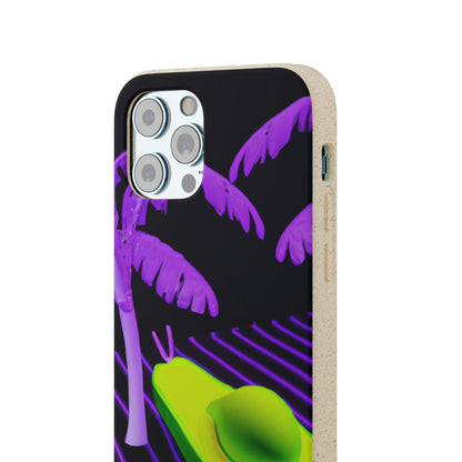 Biodegradeable iPhone Case Earth Friendly Android Phone Case-NEON AVOCADO | Biocase-PhoneCaseBoss-Phone-Best-Phone-Cases