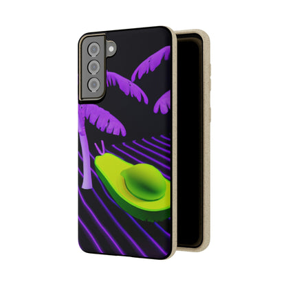 Biodegradeable iPhone Case Earth Friendly Android Phone Case-NEON AVOCADO | Biocase-PhoneCaseBoss-Phone-Best-Phone-Cases