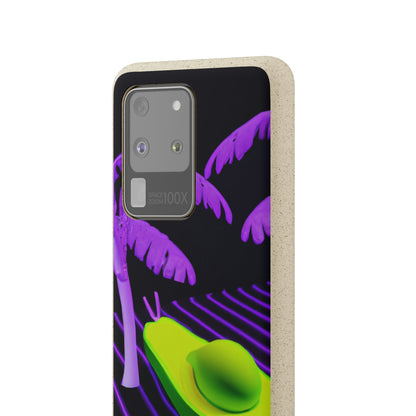 Biodegradeable iPhone Case Earth Friendly Android Phone Case-NEON AVOCADO | Biocase-PhoneCaseBoss-Phone-Best-Phone-Cases