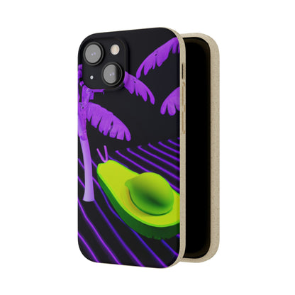 Biodegradeable iPhone Case Earth Friendly Android Phone Case-NEON AVOCADO | Biocase-PhoneCaseBoss-Phone-Best-Phone-Cases