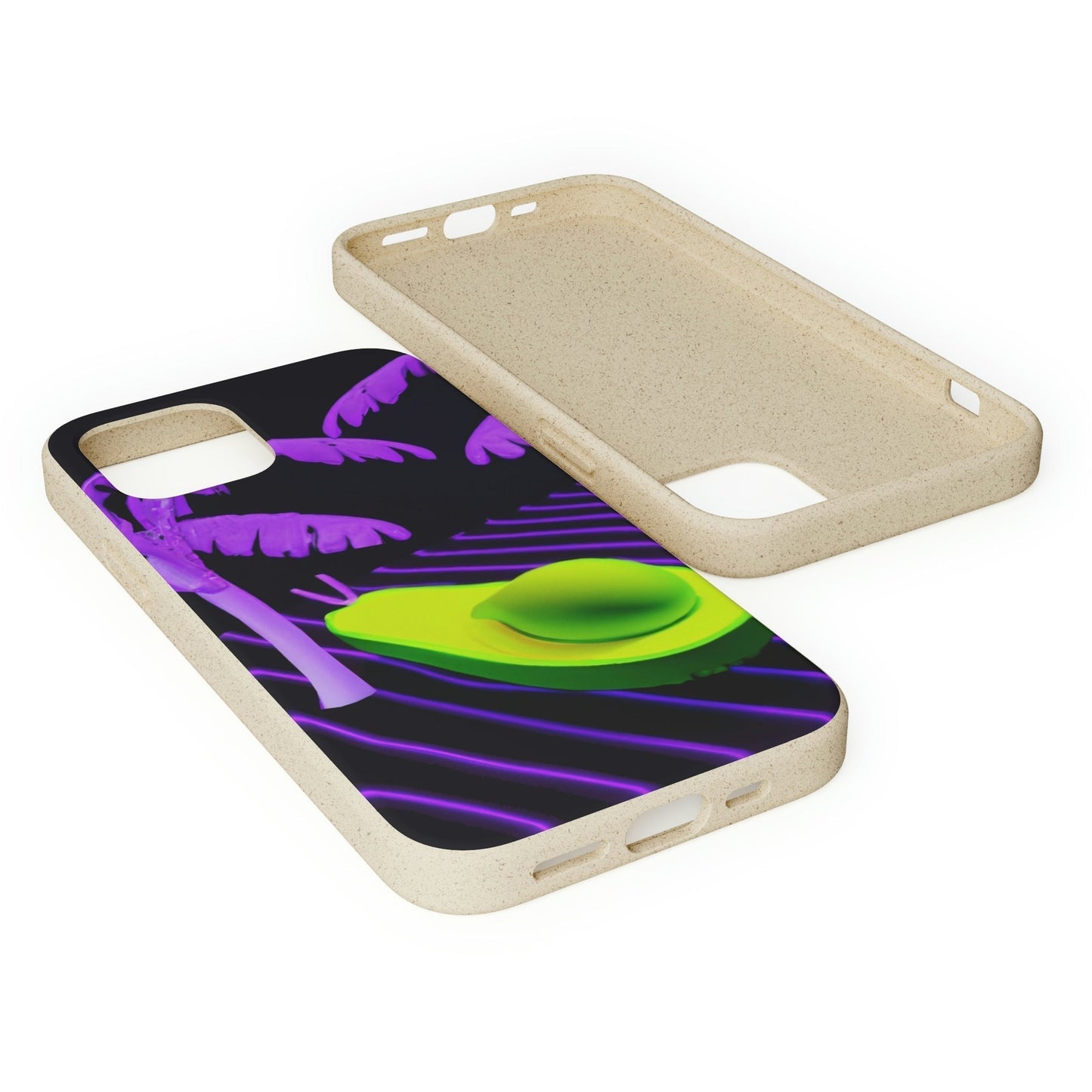 Biodegradeable iPhone Case Earth Friendly Android Phone Case-NEON AVOCADO | Biocase-PhoneCaseBoss-Phone-Best-Phone-Cases