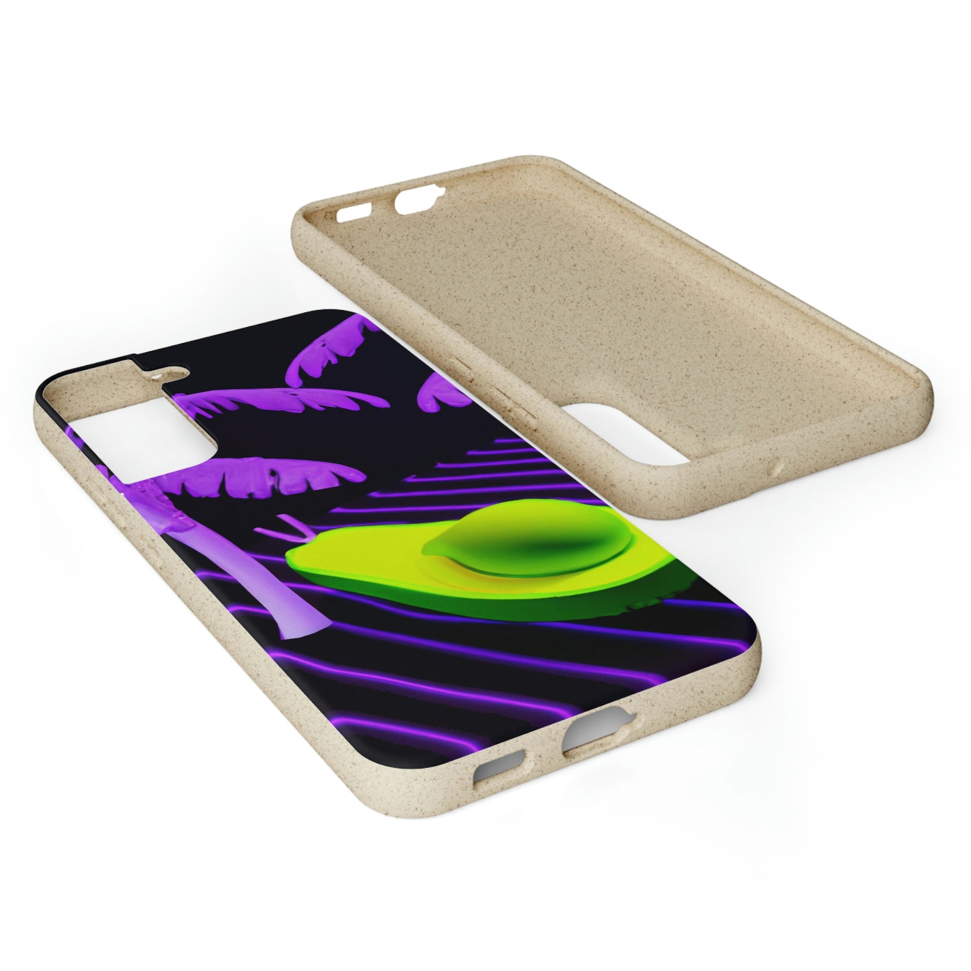 Biodegradeable iPhone Case Earth Friendly Android Phone Case-NEON AVOCADO | Biocase-PhoneCaseBoss-Phone-Best-Phone-Cases