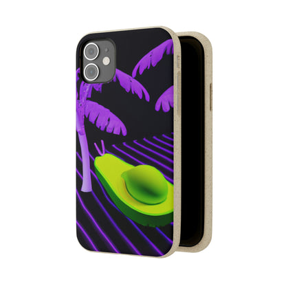 Biodegradeable iPhone Case Earth Friendly Android Phone Case-NEON AVOCADO | Biocase-PhoneCaseBoss-Phone-Best-Phone-Cases