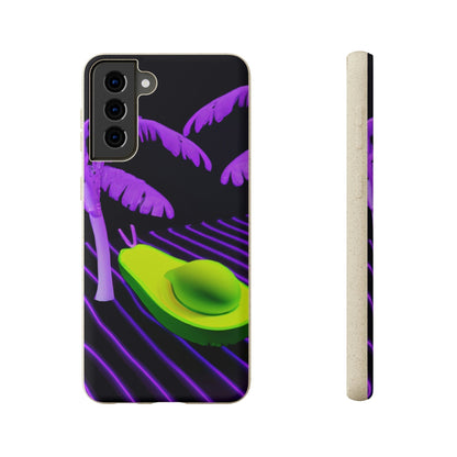 Biodegradeable iPhone Case Earth Friendly Android Phone Case-NEON AVOCADO | Biocase-Samsung Galaxy S21 Plus with gift packaging-PhoneCaseBoss-Phone-Best-Phone-Cases