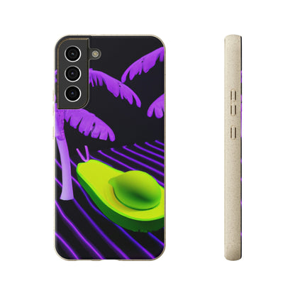 Biodegradeable iPhone Case Earth Friendly Android Phone Case-NEON AVOCADO | Biocase-Samsung Galaxy S22 Plus with gift packaging-PhoneCaseBoss-Phone-Best-Phone-Cases