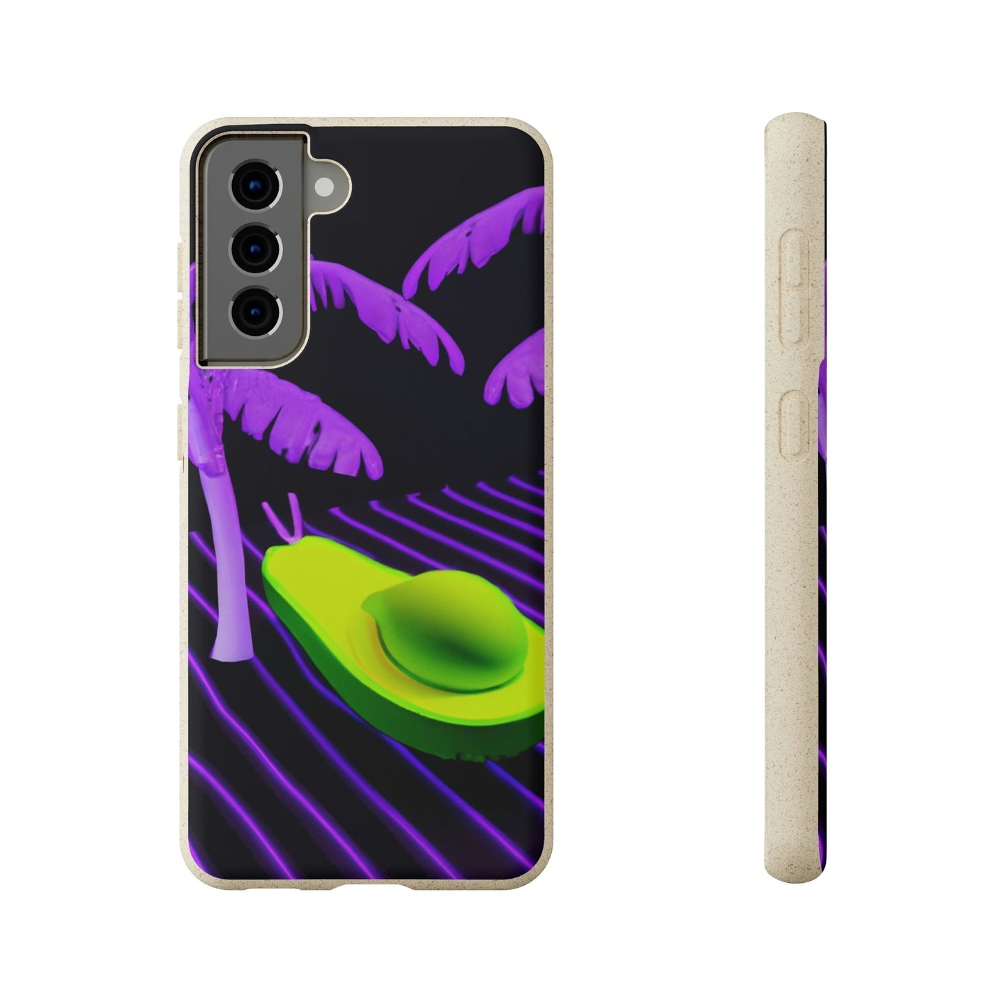 Biodegradeable iPhone Case Earth Friendly Android Phone Case-NEON AVOCADO | Biocase-Samsung Galaxy S21 with gift packaging-PhoneCaseBoss-Phone-Best-Phone-Cases