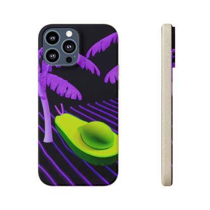 Biodegradeable iPhone Case Earth Friendly Android Phone Case-NEON AVOCADO | Biocase-iPhone 13 Pro Max with gift packaging-PhoneCaseBoss-Phone-Best-Phone-Cases