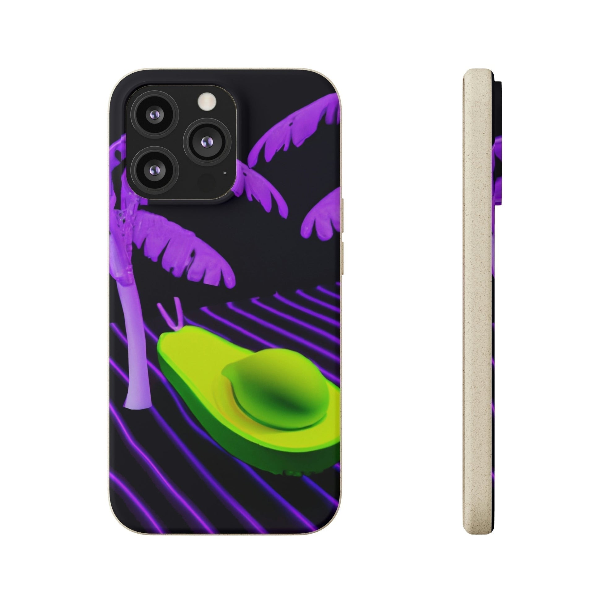 Biodegradeable iPhone Case Earth Friendly Android Phone Case-NEON AVOCADO | Biocase-iPhone 13 Pro-PhoneCaseBoss-Phone-Best-Phone-Cases