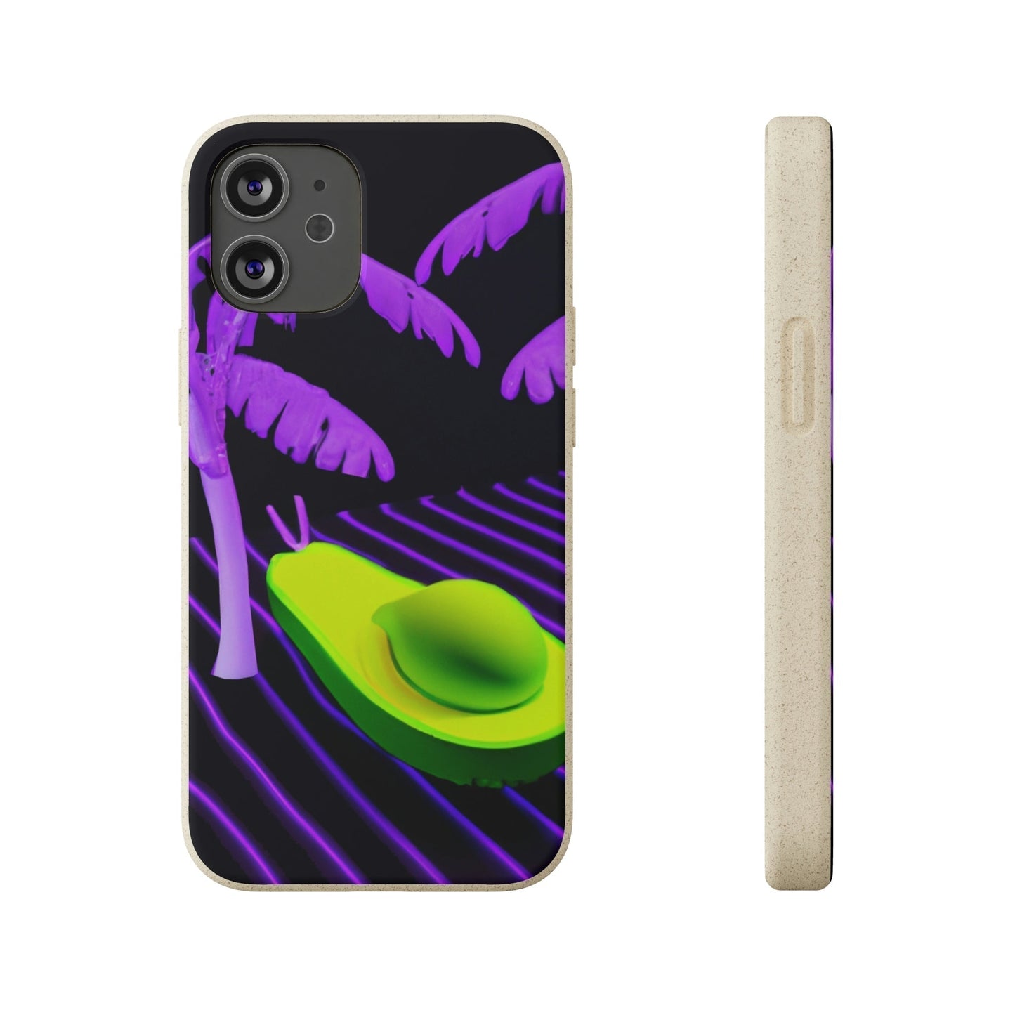 Biodegradeable iPhone Case Earth Friendly Android Phone Case-NEON AVOCADO | Biocase-iPhone 12 Mini-PhoneCaseBoss-Phone-Best-Phone-Cases