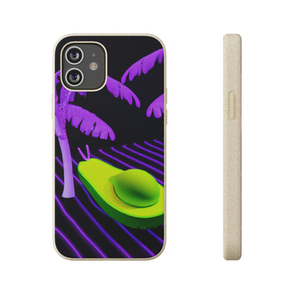 Biodegradeable iPhone Case Earth Friendly Android Phone Case-NEON AVOCADO | Biocase-iPhone 12-PhoneCaseBoss-Phone-Best-Phone-Cases