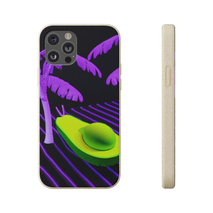 Biodegradeable iPhone Case Earth Friendly Android Phone Case-NEON AVOCADO | Biocase-iPhone 12 Pro with gift packaging-PhoneCaseBoss-Phone-Best-Phone-Cases