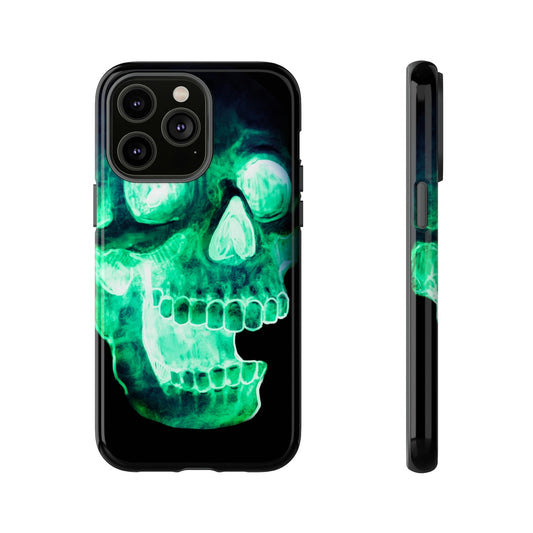 Phone Case-NEON SKULL | Tough-iPhone 14 Pro Max-Glossy-PhoneCaseBoss-Phone-Best-Phone-Cases