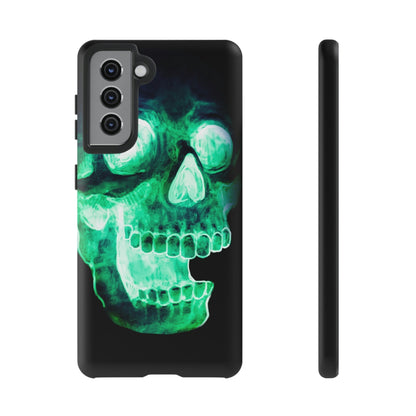 Phone Case-NEON SKULL | Tough-Samsung Galaxy S21-Matte-PhoneCaseBoss-Phone-Best-Phone-Cases