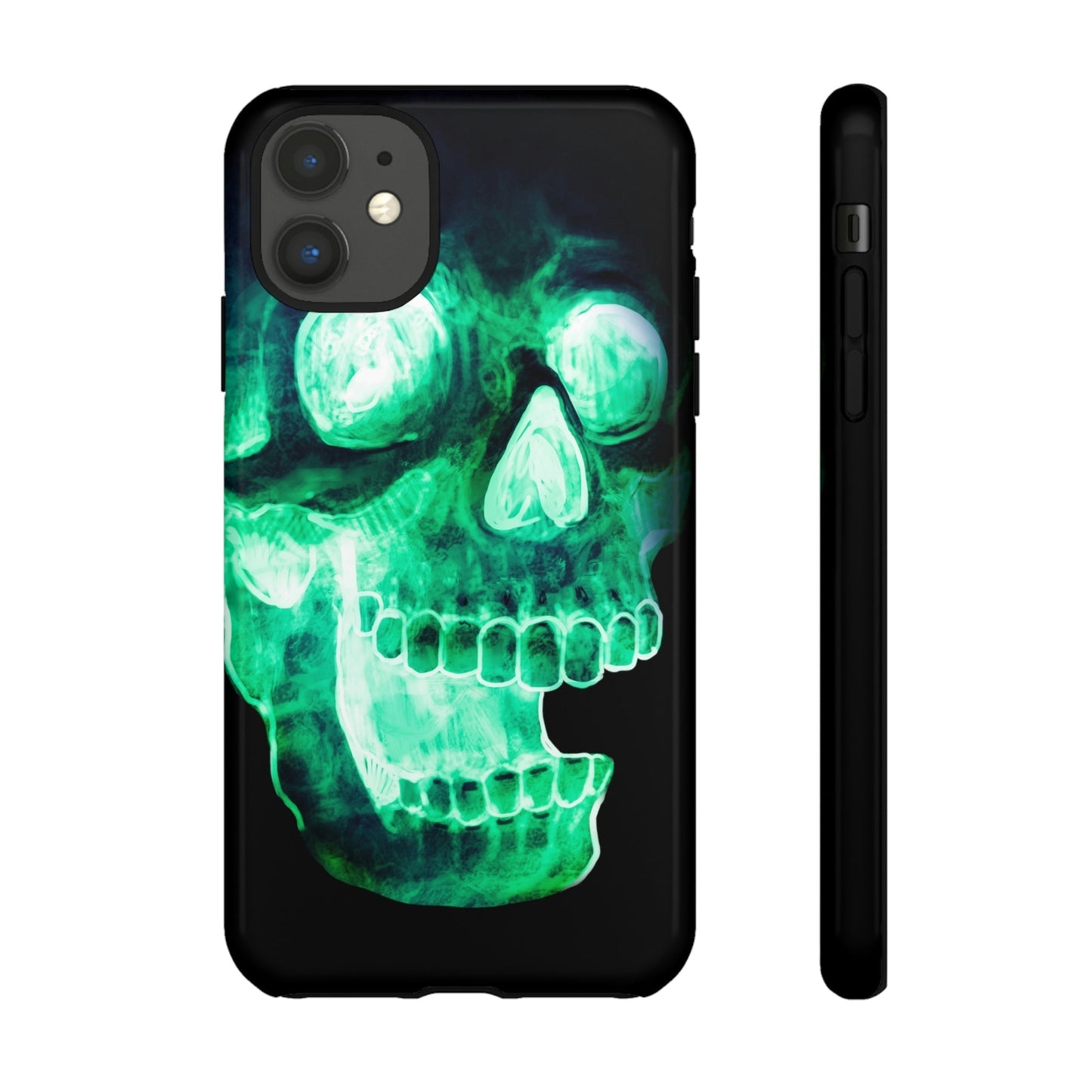 Phone Case-NEON SKULL | Tough-iPhone 11-Glossy-PhoneCaseBoss-Phone-Best-Phone-Cases