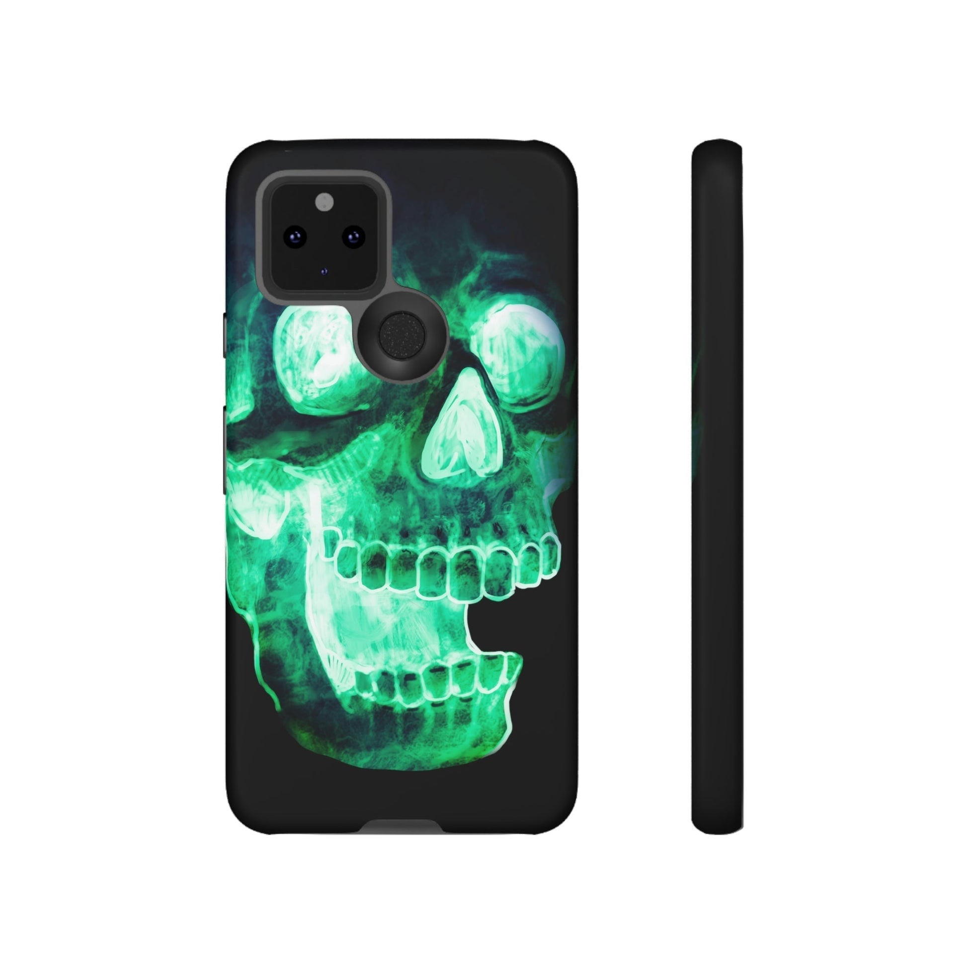 Phone Case-NEON SKULL | Tough-Google Pixel 5 5G-Matte-PhoneCaseBoss-Phone-Best-Phone-Cases