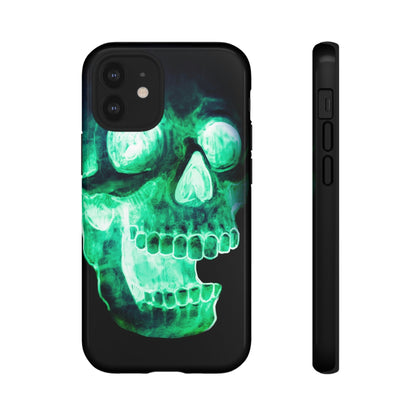 Phone Case-NEON SKULL | Tough-iPhone 12 Mini-Glossy-PhoneCaseBoss-Phone-Best-Phone-Cases