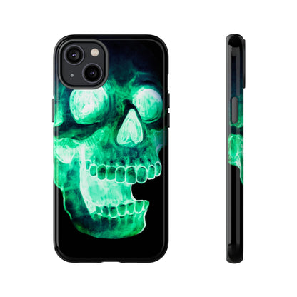 Phone Case-NEON SKULL | Tough-iPhone 14 Plus-Glossy-PhoneCaseBoss-Phone-Best-Phone-Cases