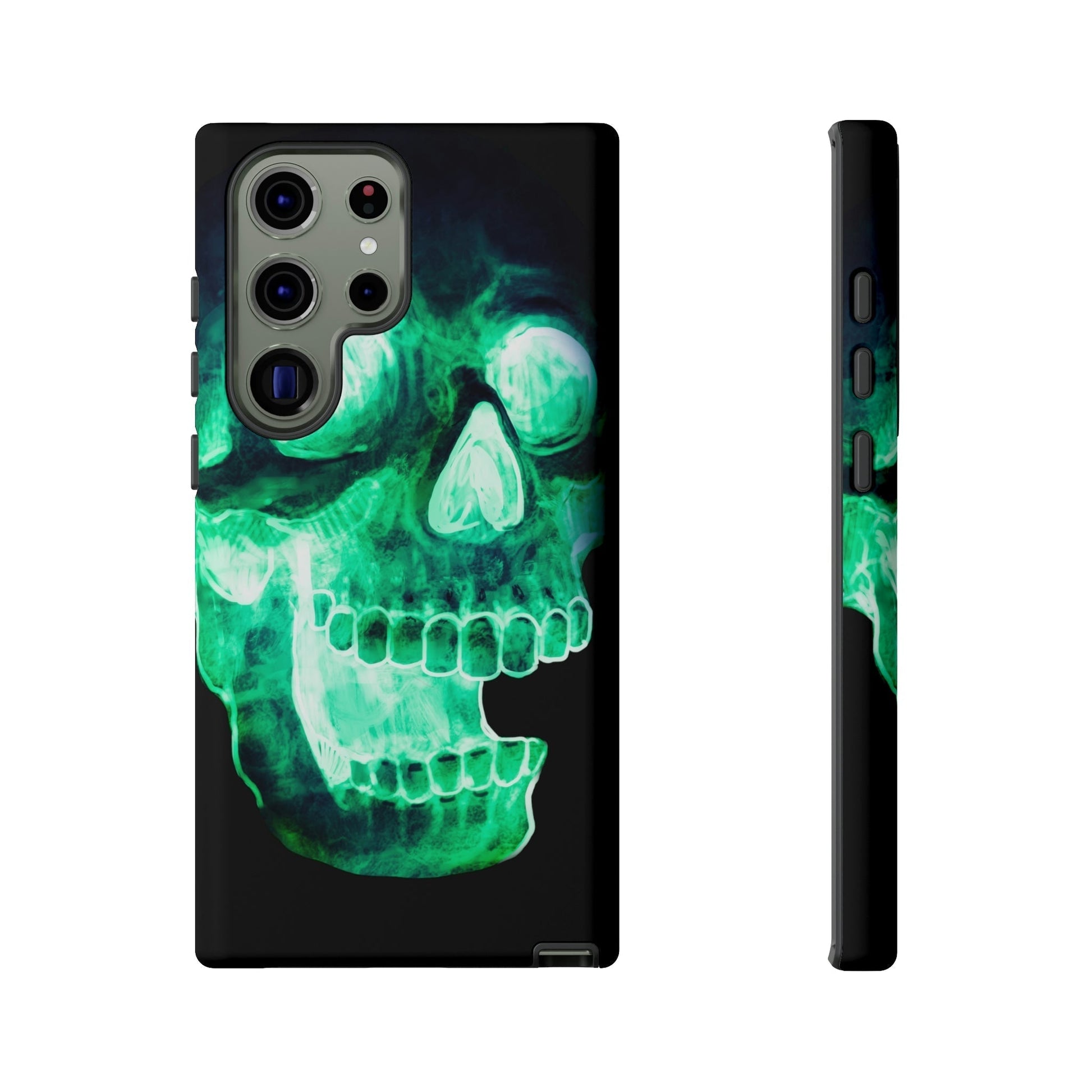 Phone Case-NEON SKULL | Tough-Samsung Galaxy S23 Ultra-Matte-PhoneCaseBoss-Phone-Best-Phone-Cases