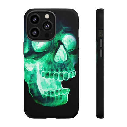 Phone Case-NEON SKULL | Tough-iPhone 13 Pro-Matte-PhoneCaseBoss-Phone-Best-Phone-Cases