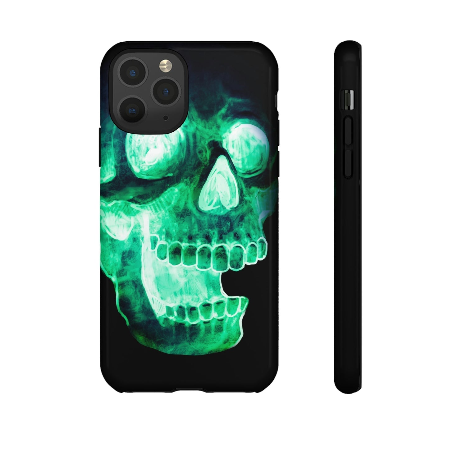 Phone Case-NEON SKULL | Tough-iPhone 11 Pro-Glossy-PhoneCaseBoss-Phone-Best-Phone-Cases