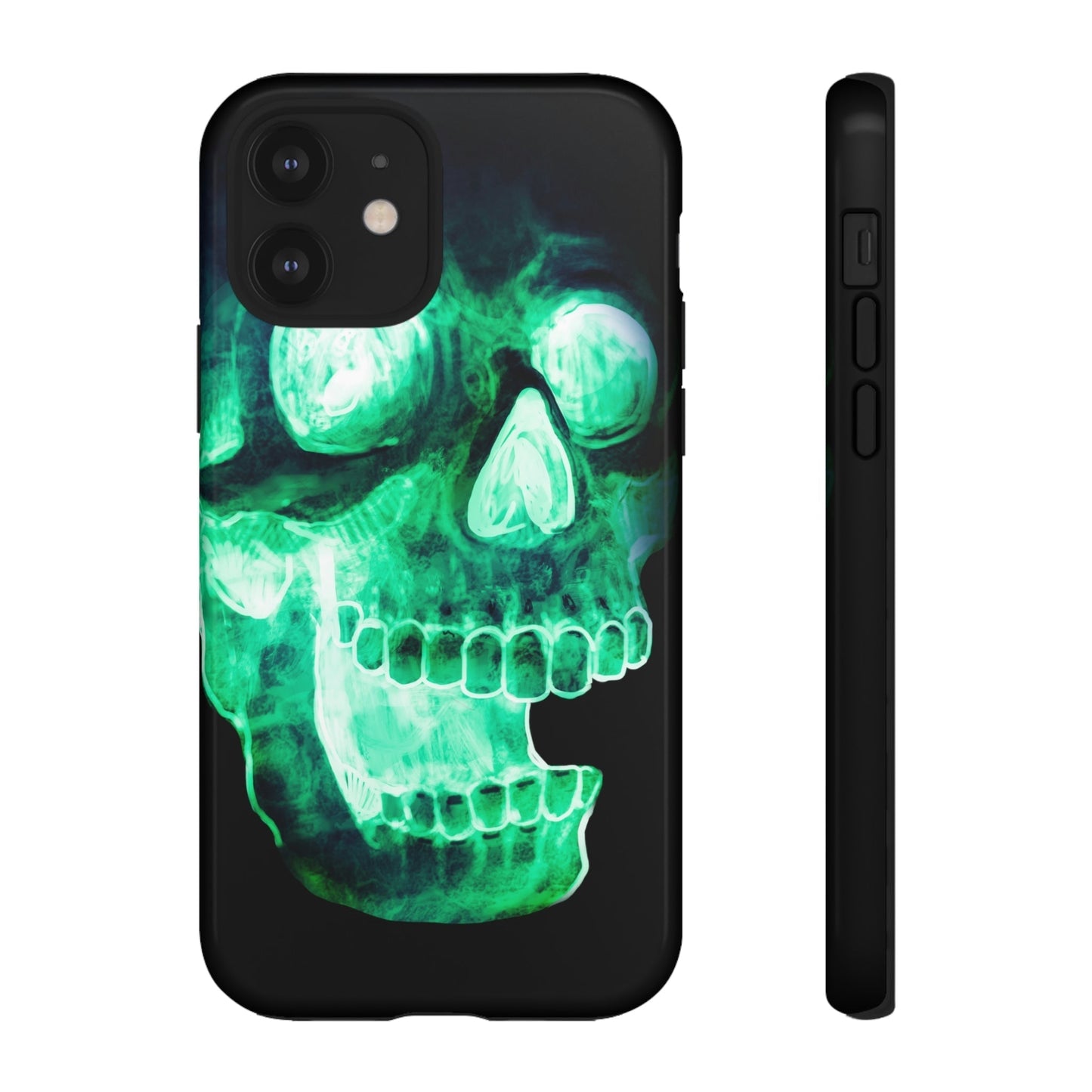 Phone Case-NEON SKULL | Tough-iPhone 12-Glossy-PhoneCaseBoss-Phone-Best-Phone-Cases