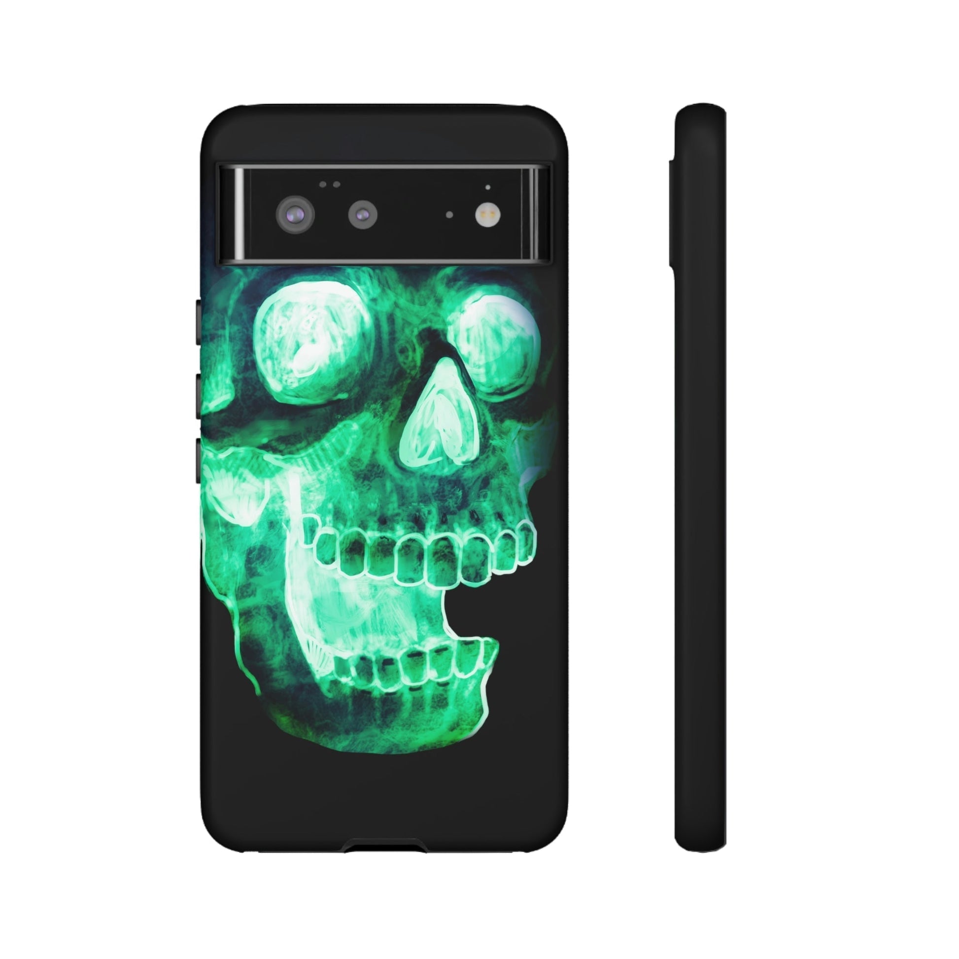 Phone Case-NEON SKULL | Tough-Google Pixel 6-Matte-PhoneCaseBoss-Phone-Best-Phone-Cases