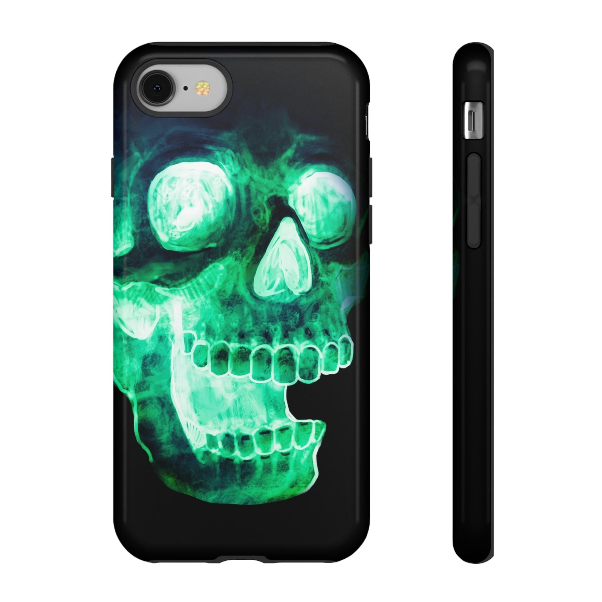 Phone Case-NEON SKULL | Tough-iPhone 8-Glossy-PhoneCaseBoss-Phone-Best-Phone-Cases