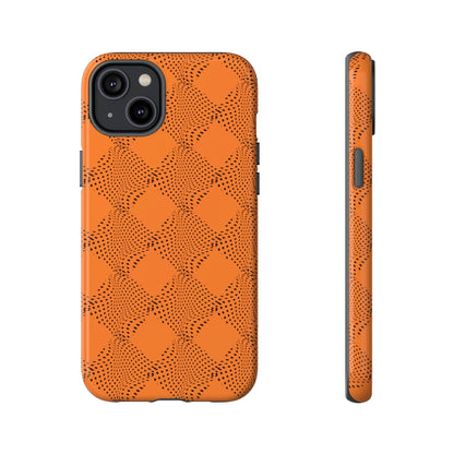 Phone Case-ORANGE CURVE | Tough-iPhone 14 Plus-Glossy-PhoneCaseBoss-Phone-Best-Phone-Cases