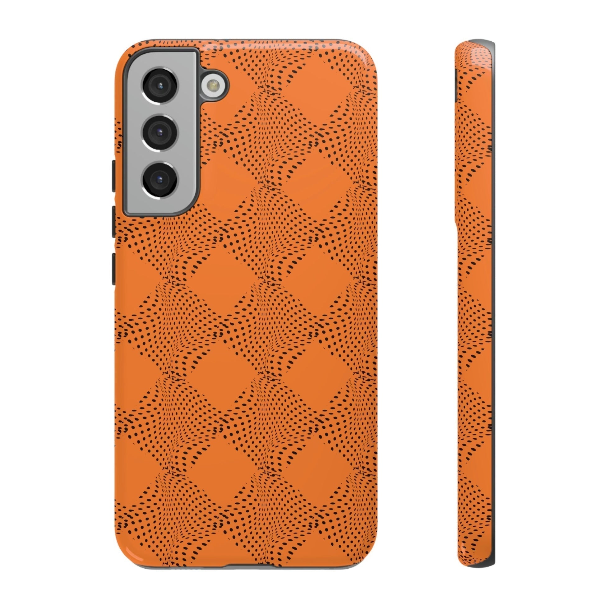 Phone Case-ORANGE CURVE | Tough-Samsung Galaxy S22 Plus-Glossy-PhoneCaseBoss-Phone-Best-Phone-Cases