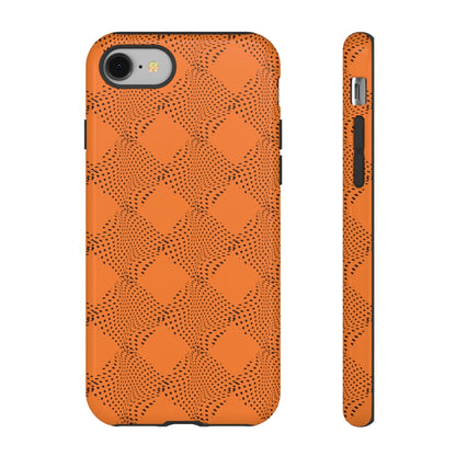 Phone Case-ORANGE CURVE | Tough-iPhone 8-Glossy-PhoneCaseBoss-Phone-Best-Phone-Cases