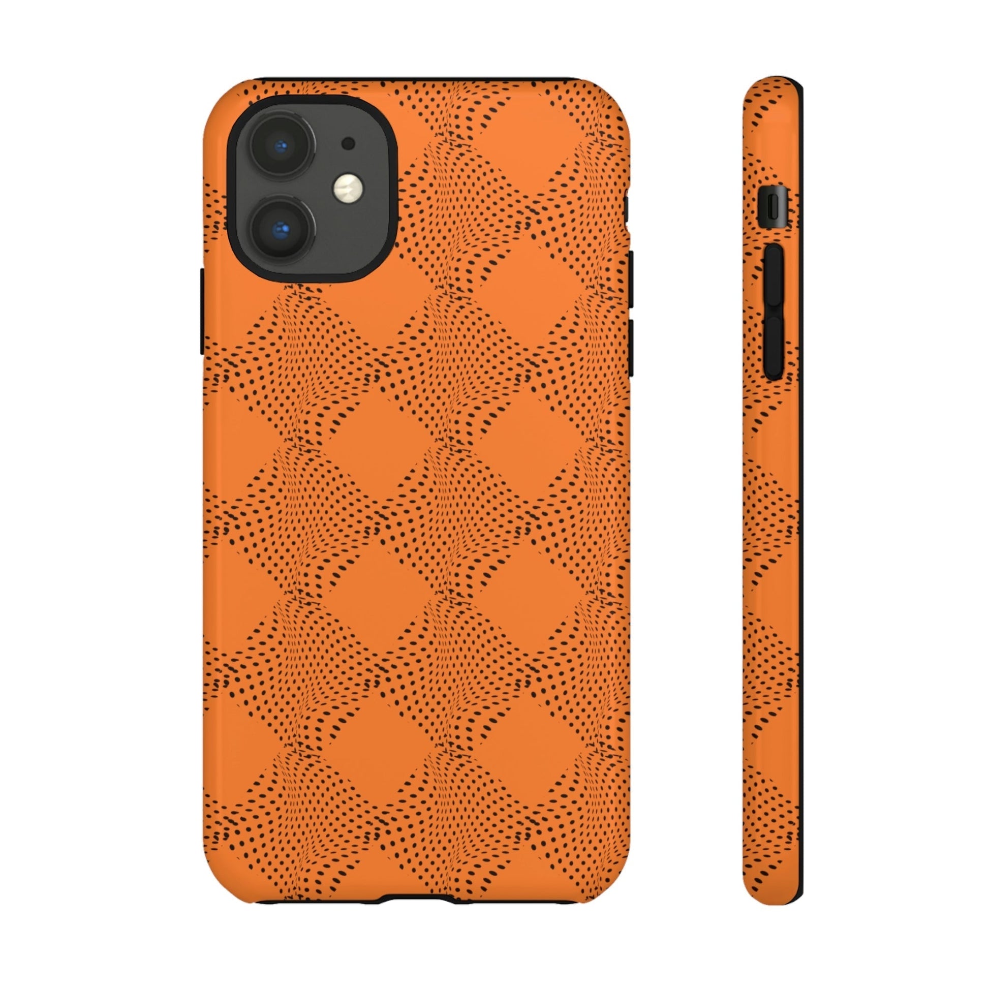 Phone Case-ORANGE CURVE | Tough-iPhone 11-Glossy-PhoneCaseBoss-Phone-Best-Phone-Cases