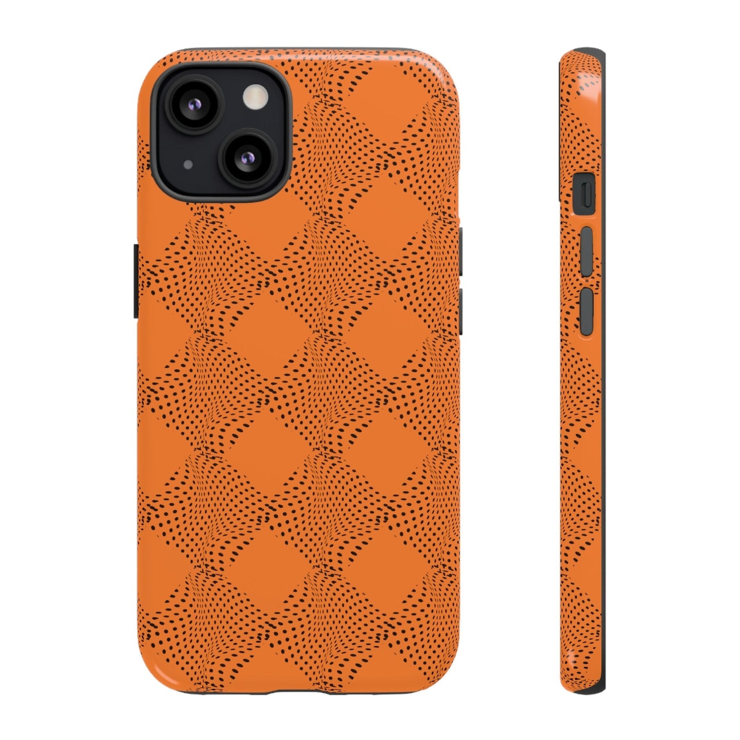 Phone Case-ORANGE CURVE | Tough-iPhone 13-Glossy-PhoneCaseBoss-Phone-Best-Phone-Cases