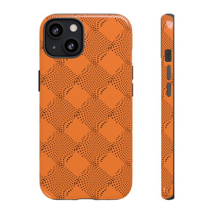 Phone Case-ORANGE CURVE | Tough-iPhone 13-Glossy-PhoneCaseBoss-Phone-Best-Phone-Cases