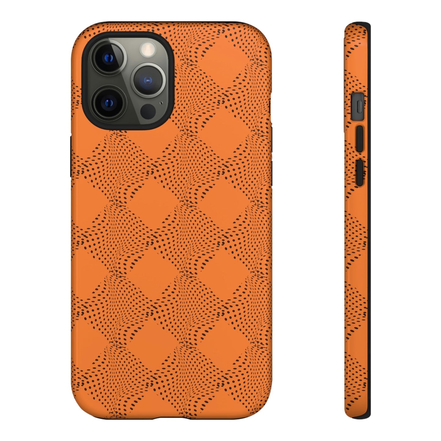 Phone Case-ORANGE CURVE | Tough-iPhone 12 Pro Max-Glossy-PhoneCaseBoss-Phone-Best-Phone-Cases