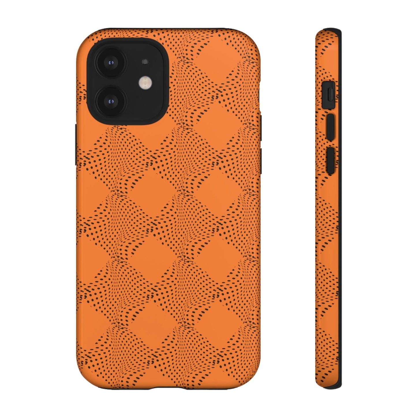 Phone Case-ORANGE CURVE | Tough-iPhone 12-Glossy-PhoneCaseBoss-Phone-Best-Phone-Cases